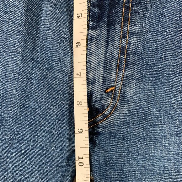 Levis 514 Mens Straight Fit Size 36x34 Blue Medium Wash Stretch Everyday Work - Picture 9 of 14